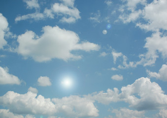 Cloudy sky background