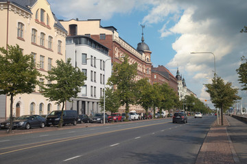 the ancient streets of Helsink