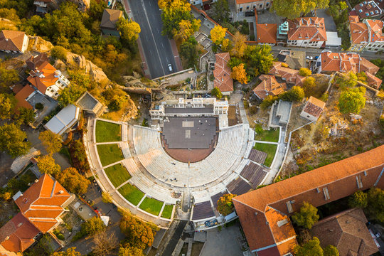 Ancient theatre of Philippopolis in Plovdiv,Bulgaria