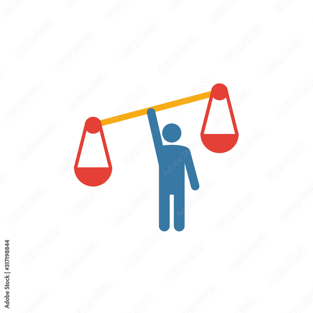 Poster principles icon. flat creative element from business ethics icons collection. colored principles ico