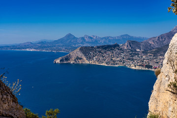 Mediterranean resort Calpe near Valencia Costa Blanca Spain