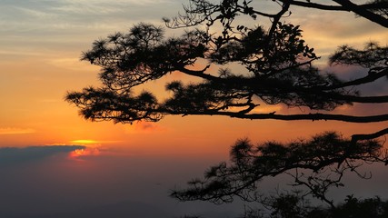 Sunset view, Phu soi dao national park, Thailand