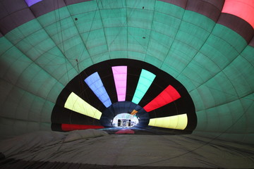 Fototapeta premium Teotihuacan's, hot air ballon adventure. AMAZING!!!..