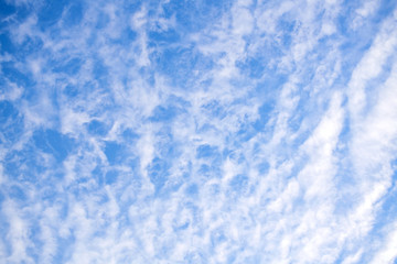 Fototapeta premium Sky and clouds with a beautiful light in the twilight