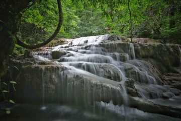 Erawan waterfall at Kanchanaburi province, Thailand