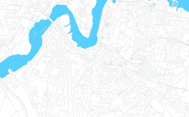 Chatham, England bright vector map