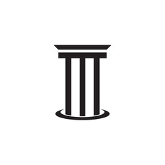 Pillar Logo Template,Column Vector