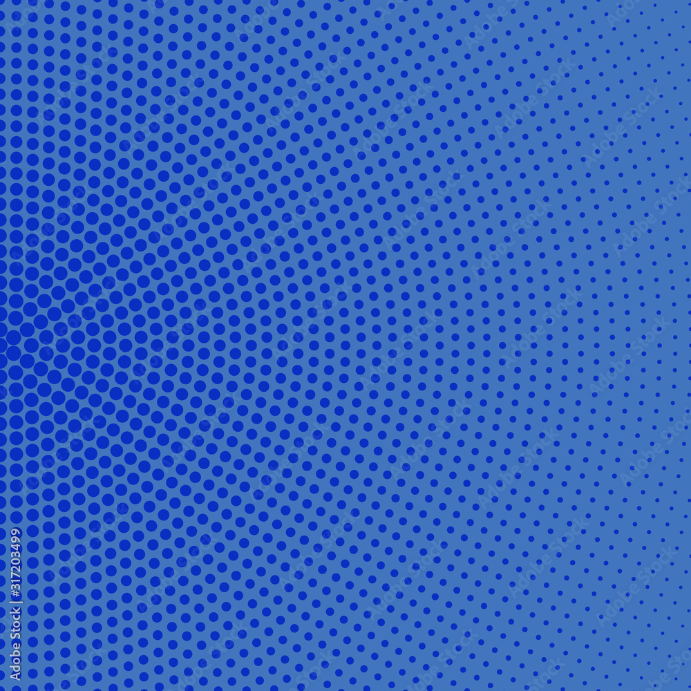 Poster geometrical halftone abstract circle pattern background design - vector graphic