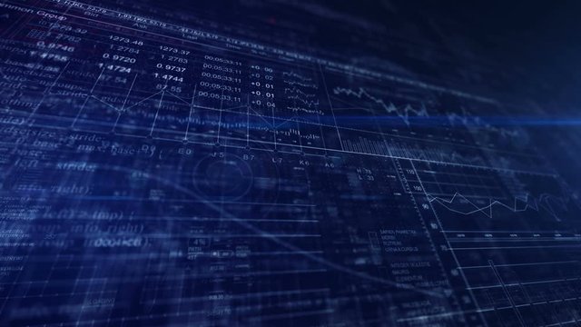 HUD intro, futuristic display.Technological digital HUD elements infographic.User Inteface.Blue background. 