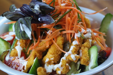 Closeup Chicken Salad