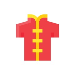 Obraz premium china new year related chinese cloths vectors in flat design,
