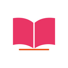 Open book icon vector design templates