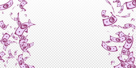 European Union Euro notes falling. Random EUR bill