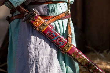 Arabic sword detail
