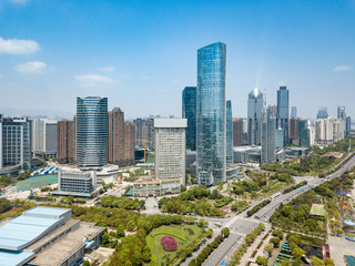 Panoramic view of Nanchang, the capital of Jianxi
