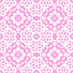 Subtle Pink And White Allover Pattern