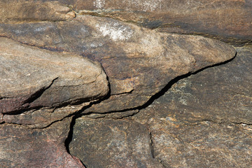 Brown stone flooring is a beautiful wall.
