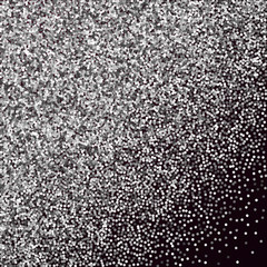 Round silver glitter luxury sparkling confetti. Sc