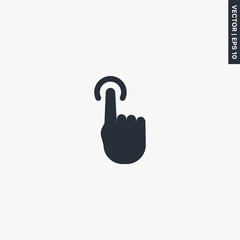 Gesture click icon
