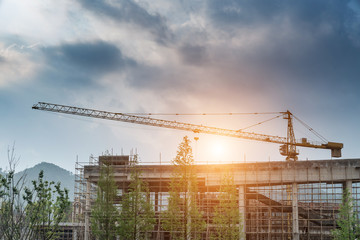 construction crane settings