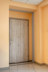 interior door for entering the next room