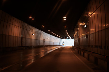 Fototapeta na wymiar modern car tunnel