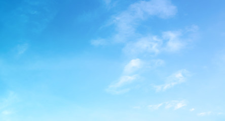 blue sky with beautiful natural white clouds	