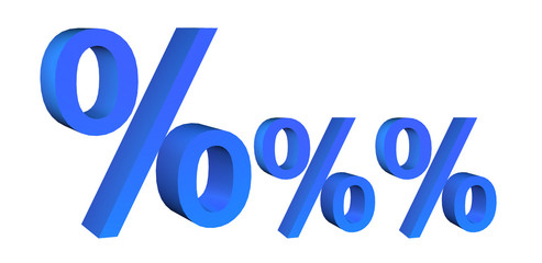 Prozente - Preisnachlass - Symbolik