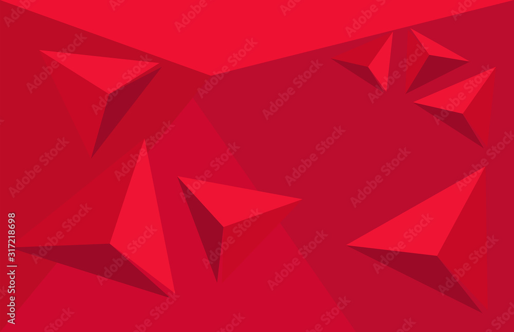 Poster Abstract Background Triangles Modern Vector Design