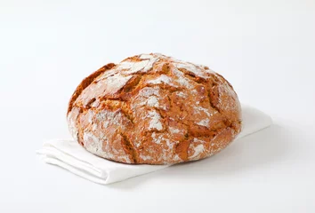 Door stickers Bread Rustic sourdough bread with crispy crust