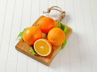 Fresh ripe oranges