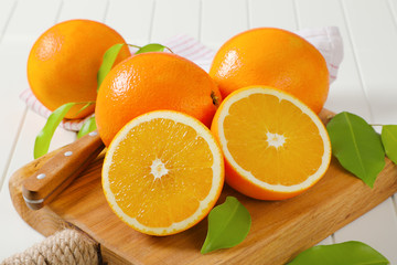 Fresh ripe oranges