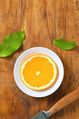 Fresh oranges slice