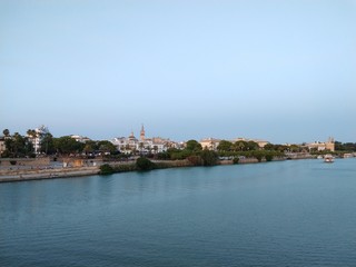  walk along the river at dusk