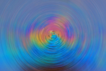 Bright futuristic multicolored background with radial blur. For use in lettering or design.