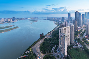 Fototapeta na wymiar Panoramic picture of China nanchang
