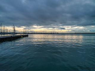 Obraz premium Sea sunset landscape