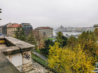 Panoramic overview of Budapest