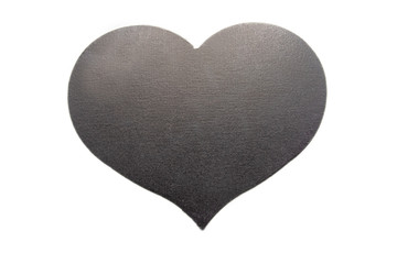 Chalkboard writing template in the form of a heart. 