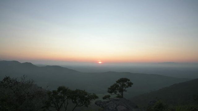 Sunrise in the Mountains in Brazil