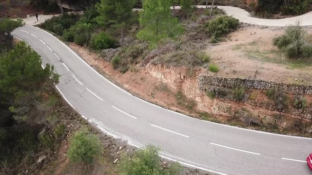 Audi A6 rides through the hills of Portugal