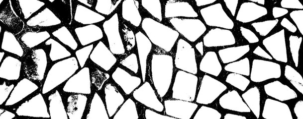 Abstrakter Hintergrund in schwarz und weiß - Kunst