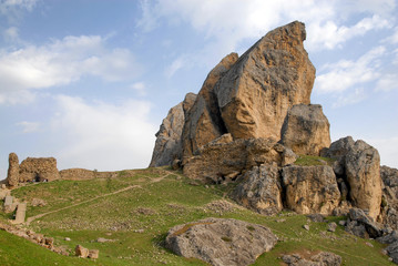 Beshbarmak rock, Quba-Khachmaz Region, Azerbaijan, Caucasus.