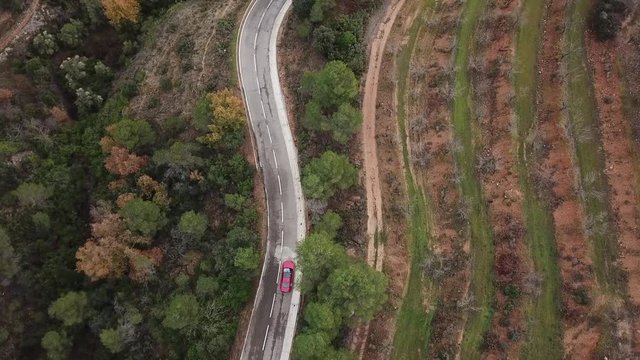 Audi A6 rides through the hills of Portugal