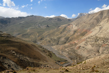 Fototapeta na wymiar Alpine village Jek, Quba-Khachmaz Region, Azerbaijan, Caucasus.