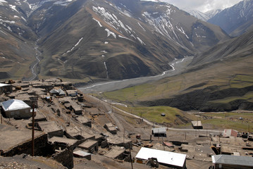 Khinaliq village, Quba-Khachmaz Region, Azerbaijan, Caucasus.