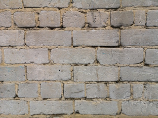 texture of old silicate white brick brick wall or brickwork background
