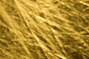 An abstract golden yellow bokeh background