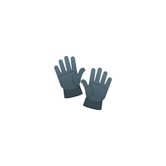 Fototapeta na wymiar Gloves Vector Icon. Isolated Winter, Medical, Sports, Working Gloves Emoji, Emoticon Illustration - Vector