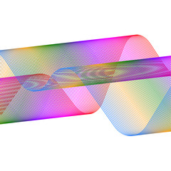 Colors Stripe Wave Micro Lines Abstract Object Pattern Background Texture  